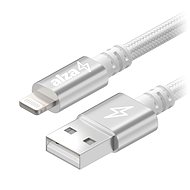 Datenkabel AlzaPower AluCore Lightning MFi 0.5m Silver - Datový kabel