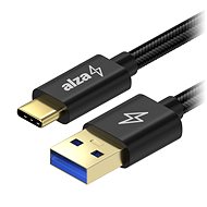 Datenkabel AlzaPower AluCore USB-C 3.1 Gen1, 0,5 m Black - Datový kabel