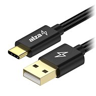 Datenkabel AlzaPower AluCore Charge 2.0 USB-C 3m Black