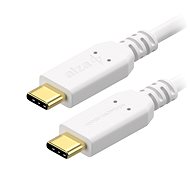 Datenkabel AlzaPower Core USB-C / USB-C 2.0 - 5A - 100W - 1 m - weiß - Datový kabel