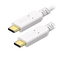 Datenkabel AlzaPower Core USB-C / USB-C 3.2 Gen 1 - 5 A - 100 Watt - 0,1 m - weiß - Datový kabel