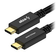 Datenkabel AlzaPower AluCore USB-C / USB-C 3.2 Gen 1 - 3 A - 60 Watt - 0,5 m - schwarz