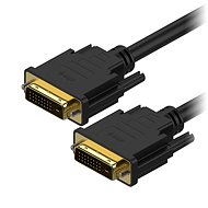 Videokabel AlzaPower DVI-D zu DVI-D Dual Link-Verbindungskabel 2 m