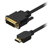 Videokabel AlzaPower DVI-D-zu-HDMI-Single Link 1m