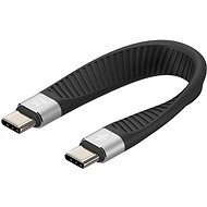 Datenkabel AlzaPower FlexCore USB-C to USB-C 3.2 Gen 2, 5A, 100 Watt - schwarz