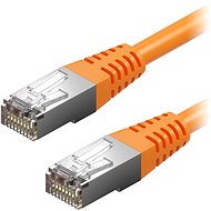 AlzaPower Patch CAT5E FTP 0,5 m Orange - LAN-Kabel