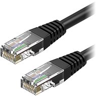 AlzaPower Patch CAT5E UTP 0,25 m - schwarz - LAN-Kabel