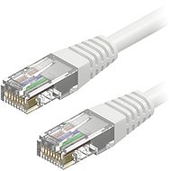 AlzaPower Patch CAT5E UTP 0,25 m - weiß - LAN-Kabel