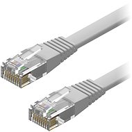 AlzaPower Patch CAT6 UTP Flat - 5 m - grau - LAN-Kabel