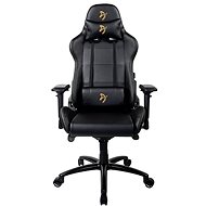 AROZZI VERONA Signature PU schwarz mit goldenem Logo - Gaming-Stuhl