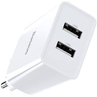 Netzladegerät Baseus Speed Mini QC Dual USB Quick Charger 10,5W White - Nabíječka do sítě