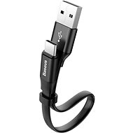 Baseus Nimble Series Flaches USB-C Lade-/Datenkabel 23 cm - schwarz - Datenkabel