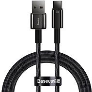 Baseus Tungsten Gold USB/Type-C Schnellladekabel 66 Watt 1 m - schwarz - Datenkabel