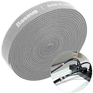 Kabel-Organizer Baseus Rainbow Circle Velcro Straps 1m Grau - Organizér kabelů