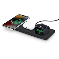 Belkin BOOST CHARGE PRO MagSafe 3in1 Drahtlose Ladung für iPhone/Apple Watch/AirPods, Schwarz - MagSafe kabelloses Ladegerät