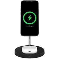 Belkin BOOST CHARGE PRO MagSafe 2in1 Drahtlose Ladung für iPhone/AirPods, Schwarz - MagSafe kabelloses Ladegerät