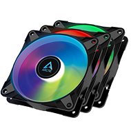 ARCTIC P12 PWM PST A-RGB 0dB Value Pack (3 Stück) Black - PC-Lüfter
