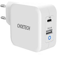 ChoeTech GaN Mini 65W Fast Charger White - Netzladegerät