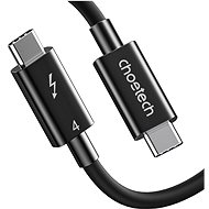 Datenkabel Choetech Thunderbolt 4 USB-C 40Gbps Cable 0.8m Black - Datový kabel