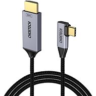 ChoeTech USB-C to HDMI 90° Thunderbolt 3 Compatible 4K@60Hz Cable 1.8m