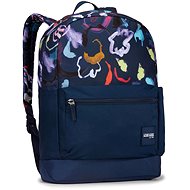 Case Logic Commence 24L CCAM1116 - Sketch Floral Dress Blue 15,6" - Laptop-Rucksack