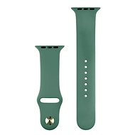 COTEetCI Silikon Sportarmband für Apple Watch 42 / 44 / 45 mm Grün