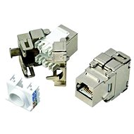 Datacom RJ45 STP CAT6 selbstschneidend SILBER - Keystone