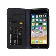 Decoded Leather Wallet Case Black iPhone 8/7/6s/SE 2020/SE 2022 - Handyhülle