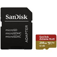 SanDisk MicroSDXC 256 GB Extreme Plus A2 UHS-I (V30) U3 + SD-Adapter - Speicherkarte