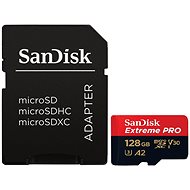 SanDisk MicroSDXC 128 GB Extreme Pro A2 UHS-I (V30) U3 + SD-Adapter - Speicherkarte