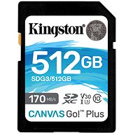 Kingston Canvas Go Plus SDXC 512 GB + SD-Adapter - Speicherkarte