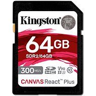 Kingston SDXC 64 GB Canvas React Plus - Speicherkarte