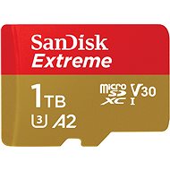 Speicherkarte SanDisk microSDXC 1TB Extreme + Rescue PRO Deluxe + SD-Adapter