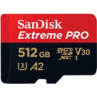 Speicherkarte SanDisk microSDXC 512GB Extreme PRO + Rescue PRO Deluxe + SD-Adapter