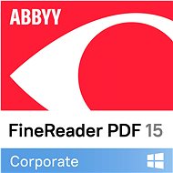 ABBYY FineReader PDF 15 Corporate, 1 Jahr, GOV/EDU (elektronische Lizenz)