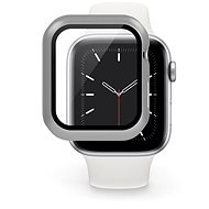 Epico gehärtetes Gehäuse für Apple Watch 4/5/6/SE (44 mm) - silber - Uhrenetui