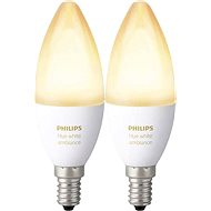 LED-Birne Philips Hue White Ambiance 6W E14 2er-Set
