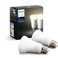 Philips Hue White 9.5W E27 Set 2 Stk - LED-Birne