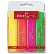 Faber-Castell Textliner 1546 - Set mit 4 Farben