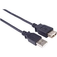PremiumCord USB 2.0 Verlängerung 0,5m schwarz - Datenkabel