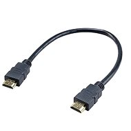 Akasa 4K@60Hz HDMI kabel, 30cm, v2.0 / AK-CBHD25-30BK - Videokabel