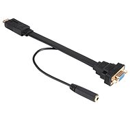 Adapter AKASA HDMI zu VGA Adapter mit Audiokabel / AK-CBHD18-20BK