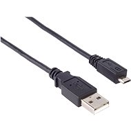 PremiumCord Anschluss von USB 2.0 AB Micro 2 m schwarz - Datenkabel