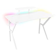 Genesis HOLM 320 mit RGB Hintergrundbeleuchtung - weiß - 120 cm x 60 cm - Spieltisch