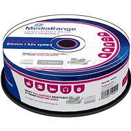 MediaRange CD-R Inkjet Full Surface Printable 25 Stk Cakebox - Medien