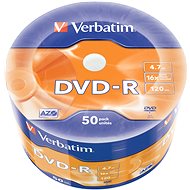 VERBATIM DVD-R AZO 4.7 GB, 16x, wrap 50 St - Medien