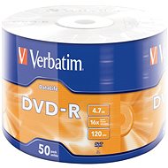 VERBATIM DVD-R DataLife 4,7GB, 16x, 50 Stück Spindel - Medien