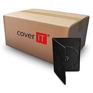 COVER IT Box: 2 DVD 7 mm Slim schwarz - Karton 100 Stück - CD-Hülle