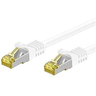 OEM S/FTP Patchkabel Cat 7, mit RJ45-Anschlüssen, LSOH, 1m, weiß - LAN-Kabel