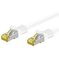 OEM S/FTP Patchkabel Cat 7, mit RJ45-Anschlüssen, LSOH, 0,25 m, Weiß - LAN-Kabel